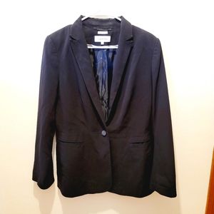 Calvin Klein Women's Single Button Blazer, Black, Size 12